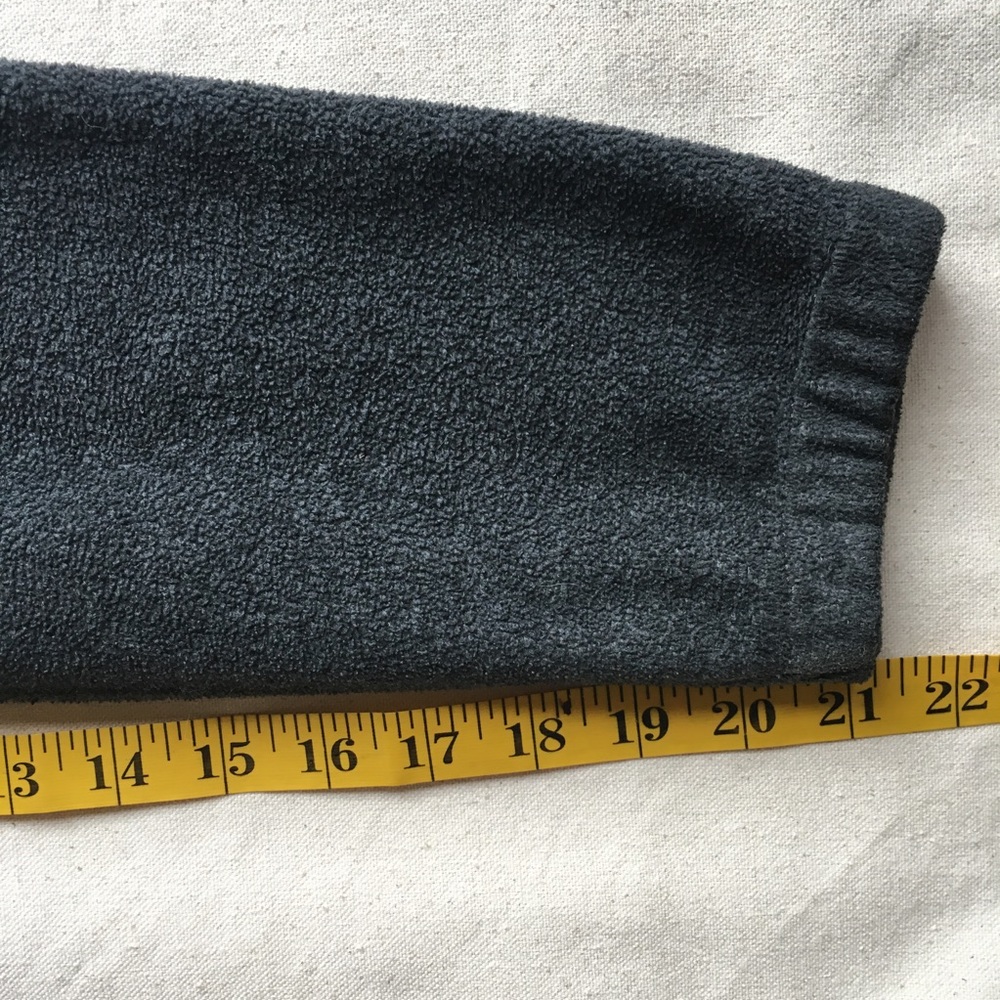 Columbia W's Fleece Zip-Up Charcoal Jacket, MEDIUM - Picture 4 of 5